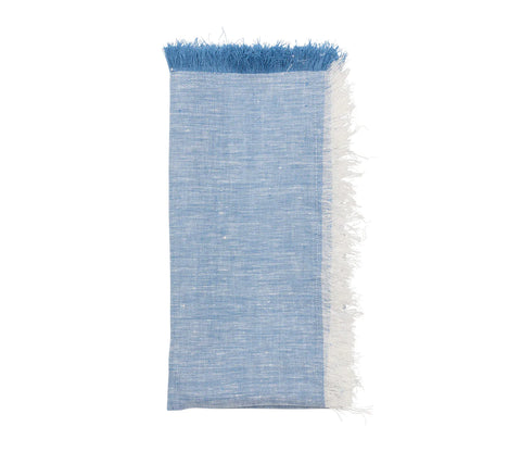 Chambray Fringe Napkin, Set of 4