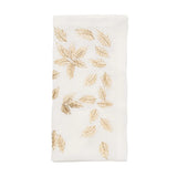 Gilded Breeze Napkin in White & Gold, Set of 4