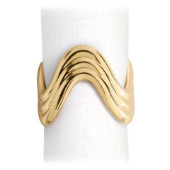 Ripple Napkin Rings, Set of 4