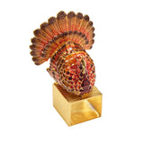 Turkey Trot Napkin Ring, Set of 4 in a Gift Box
