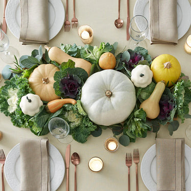 Festival Cocktail Napkins, Natural, Set of 6