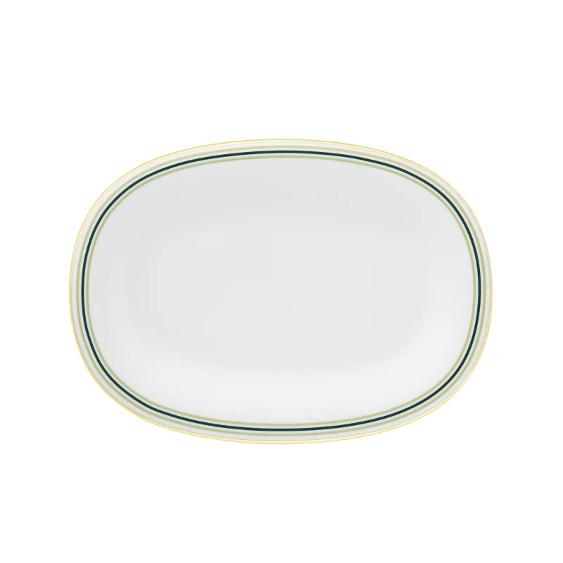 Fluen Heritage Green Oval Platter, Small