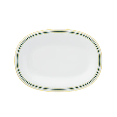 Fluen Heritage Green Oval Platter, Small