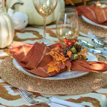 Fall Frolic Napkin Ring, Set of 4