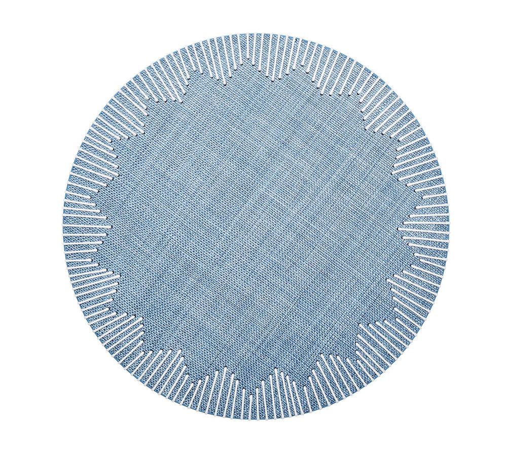 Dream Weaver Placemat, Blue & White, Set of 4