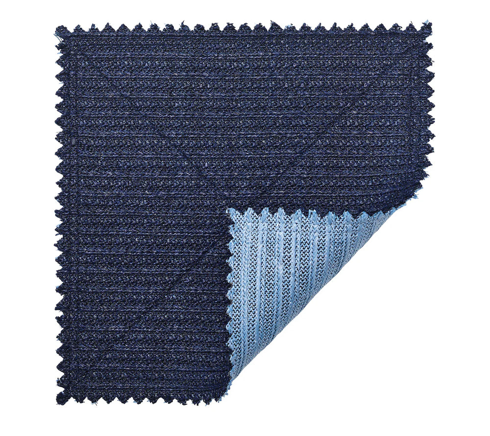 Vista Placemat, Navy & Periwinkle, Set of 4