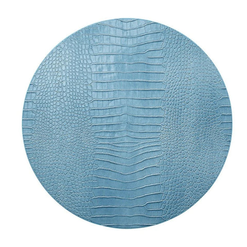 Croco Placemats, Glacier Blue, Set of 4