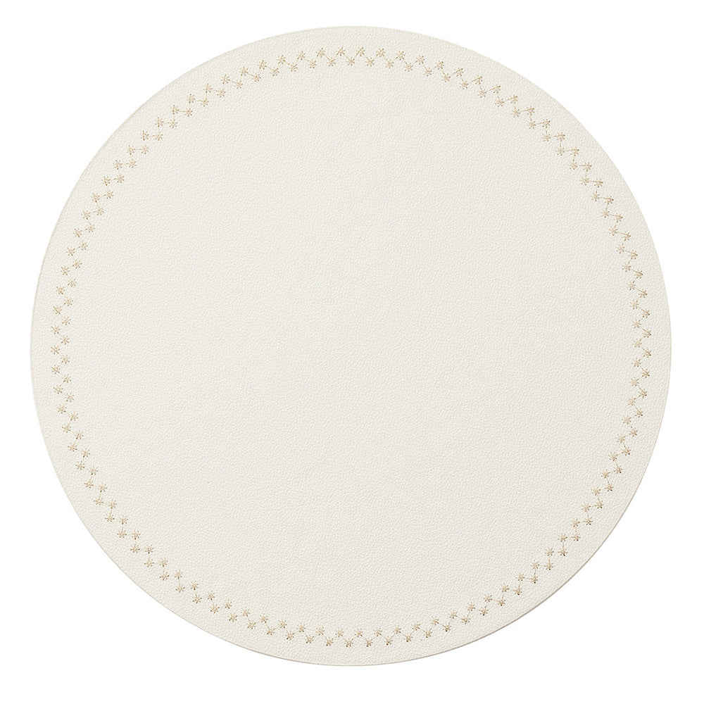 Starry Night Placemats, White, Set of 4