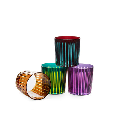 Prism Double Old Fashioned Glass, Set of 4