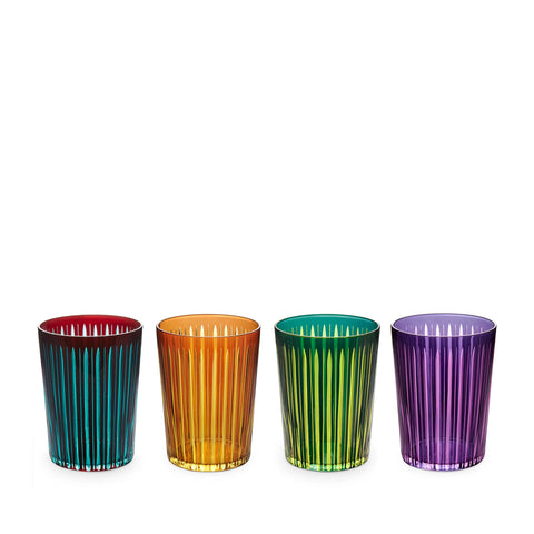 Prism Highball Glasses, Set of 4