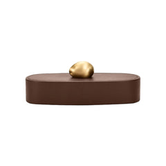 Pebble Trinket Box, Brown