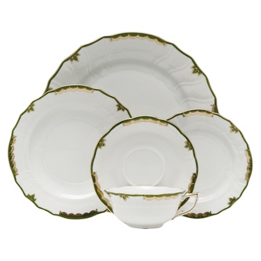 Princess Victoria Dinnerware, Dark Green