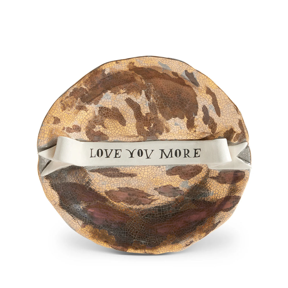 Ruan Hoffmann Plate with Ribbon, Love You More