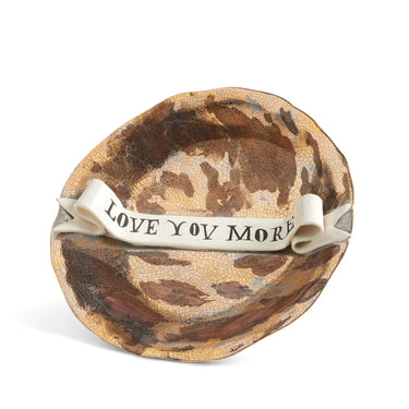 Ruan Hoffmann Plate with Ribbon, Love You More