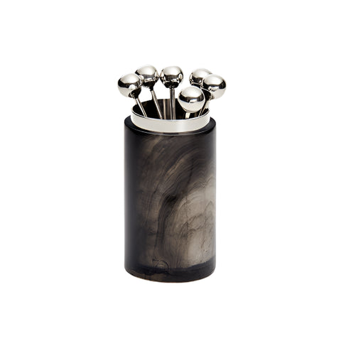 Vega Cocktail Pickholder, Black