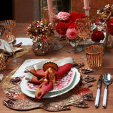 Turkey Trot Napkin Ring, Set of 4 in a Gift Box