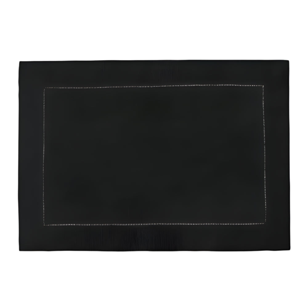 Festival Placemat, Black, Set of 4