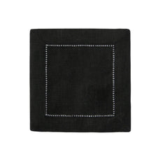 Festival Cocktail Napkin, Black, Set of 6