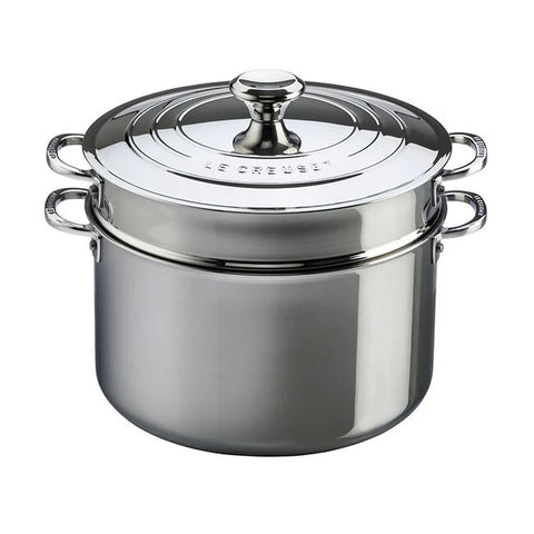 Signature Stainless Steel Stockpot with Colander Insert