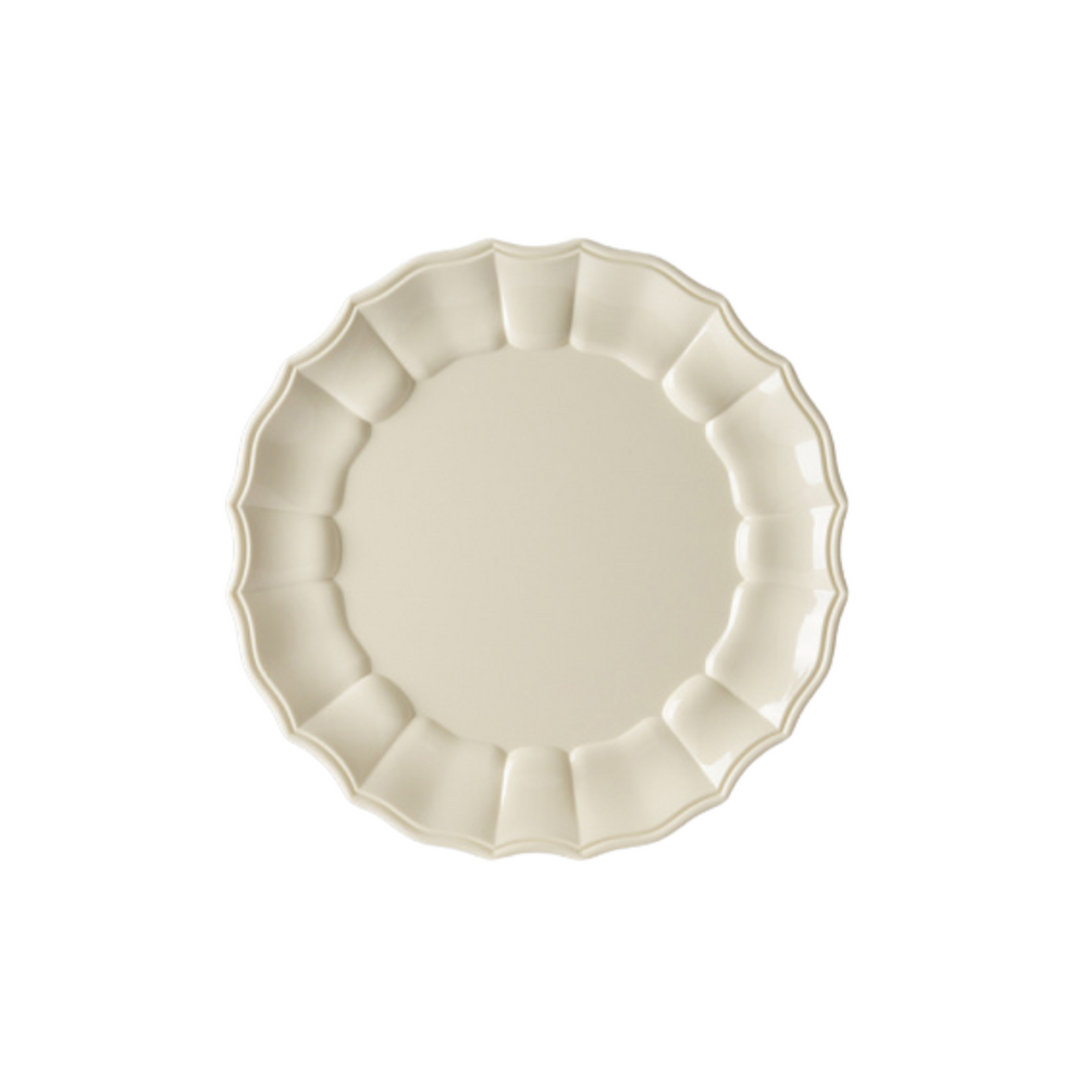Eva Salad Plate, Set of 6, Ivory