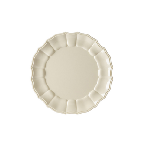 Eva Salad Plate, Set of 6, Ivory