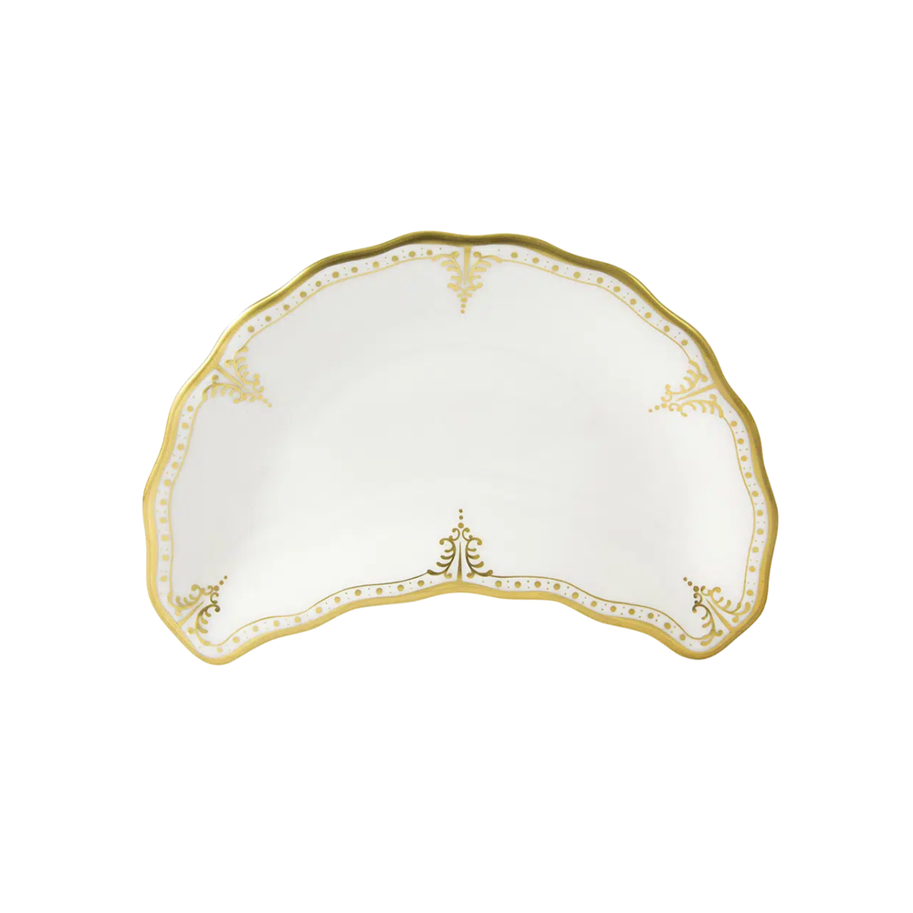 Elizabeth Gold Crescent Salad Plate