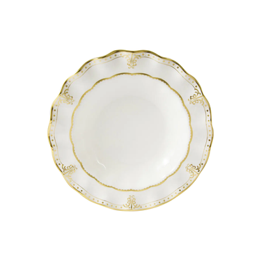 Elizabeth Gold Rim Soup Plate