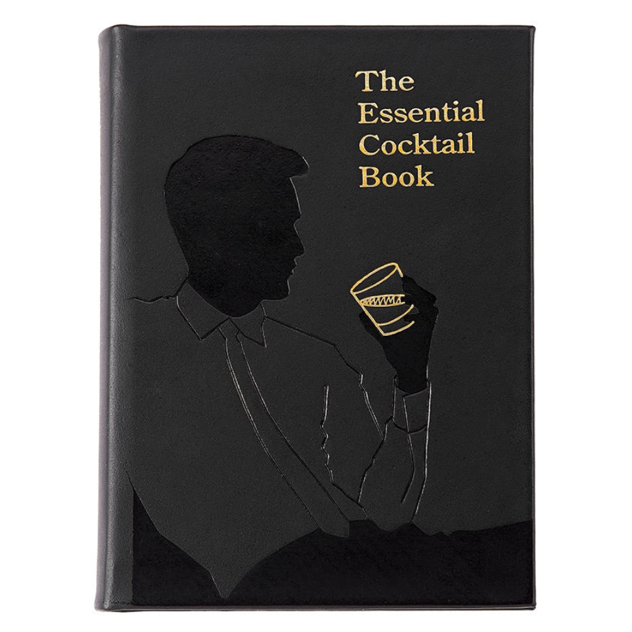 The Essential Cocktail Leather Bound Book