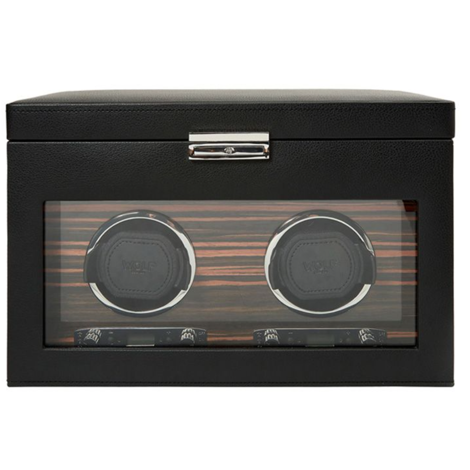 Roadster Double Watch Winder with Storage