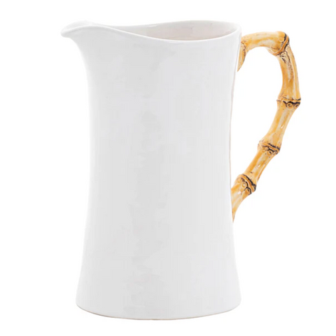 Bamboo Ceramic Pitcher, Large