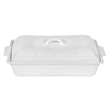 Berry & Thread Rectangular Baker with Lid, 13"