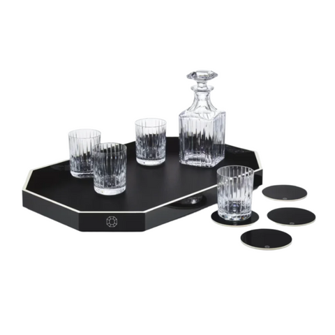 Baccarat Octogone & Harmonie Gift Set, Black