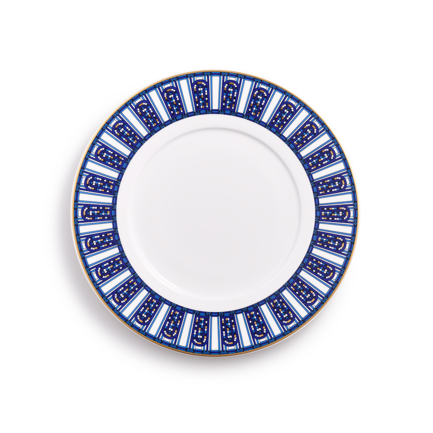 Arcadia Dessert Plate, Blue, Set of 2