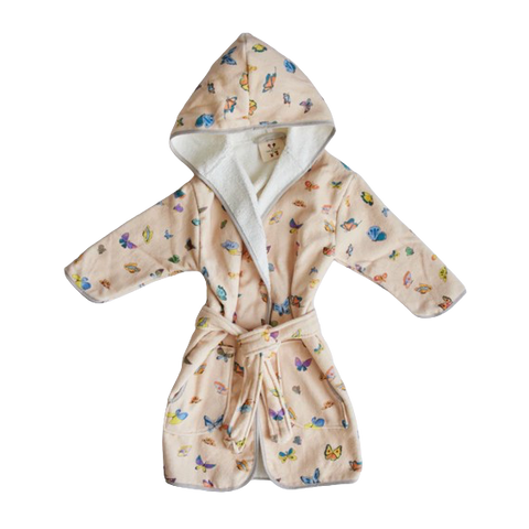 Blush Peach Madame Butterfly Bathrobe