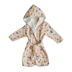 Blush Peach Madame Butterfly Bathrobe