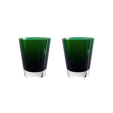 Mosaïque Tumbler, Green, Set of 2