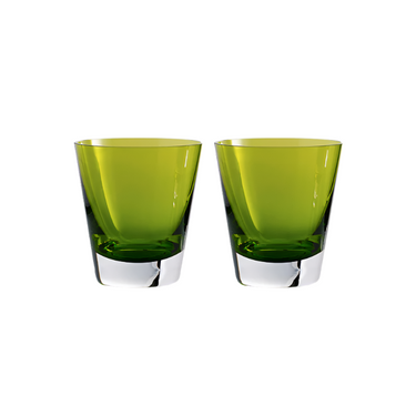 Mosaïque Tumbler, Moss, Set of 2