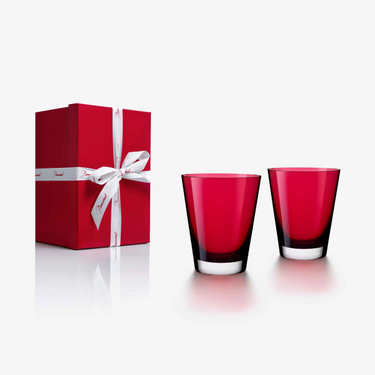 Mosaïque Tumbler, Red, Set of 2