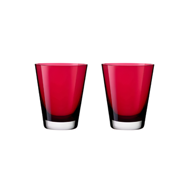 Mosaïque Tumbler, Red, Set of 2