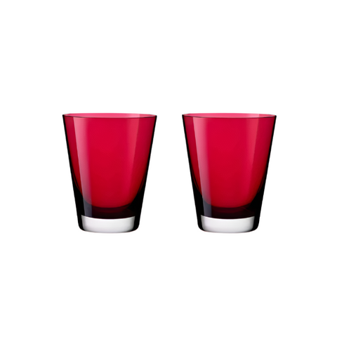 Mosaïque Tumbler, Red, Set of 2