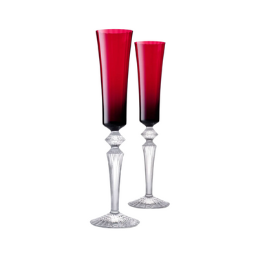 Mille Nuits Flutissimo Flute, Red, Set of 2