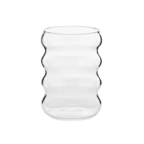 Jumbo Ripple Glass, Set of 2