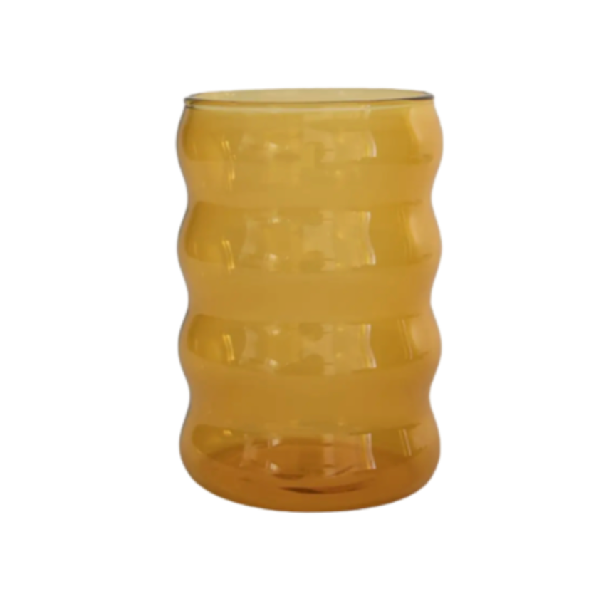 Jumbo Ripple Glass, Set of 2