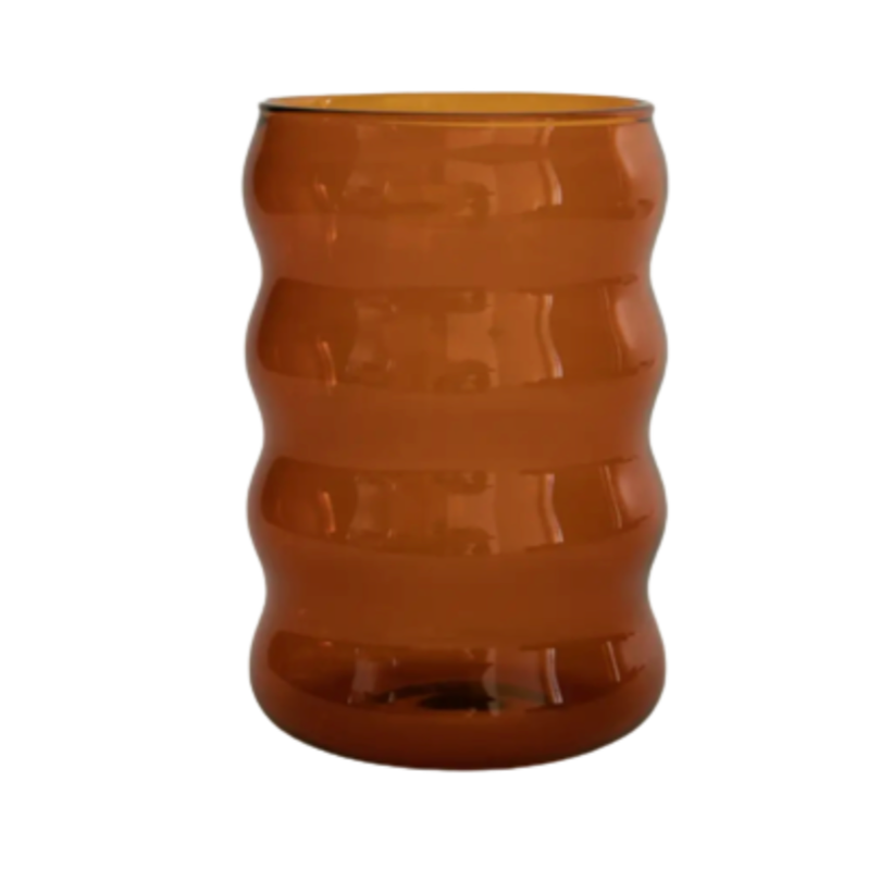 Jumbo Ripple Glass, Set of 2