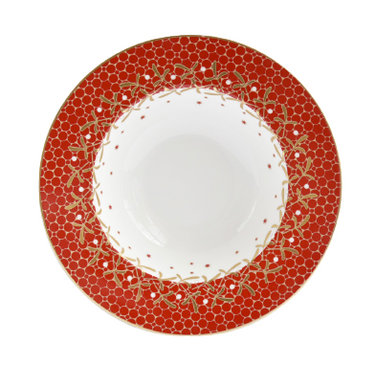 Noel Rim Soup Plate