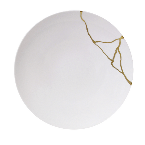 Kintsugi Sarkis Coupe Dinner Plate