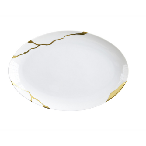 Kintsugi Sarkis Deep Oval Platter