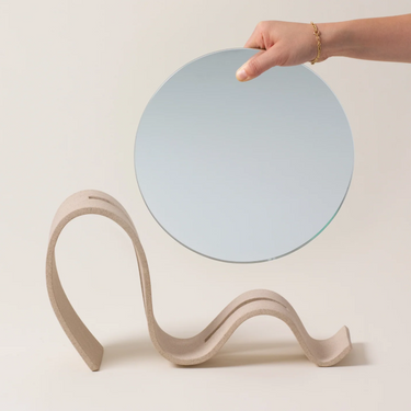 Wavee Table Mirror