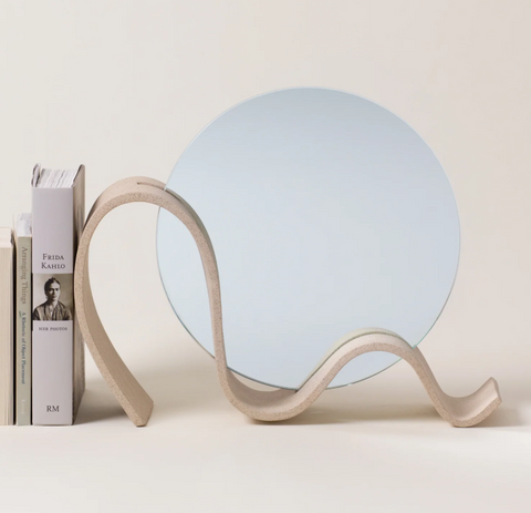 Wavee Table Mirror