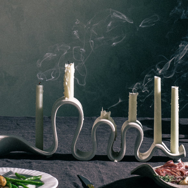 Weylyn Candelabra, Cream